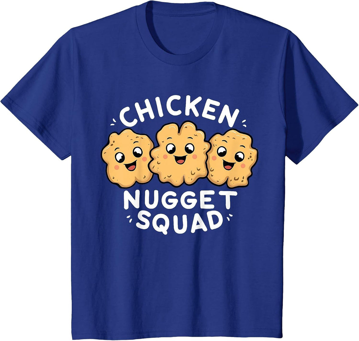 Chicken Nugget Squad Fast Food Funny Pun Food Lover Humor T-Shirt - Royal Blue