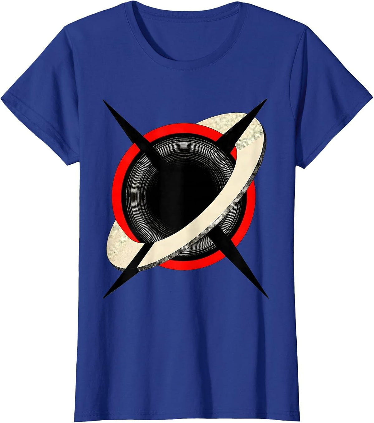 Women's Black Hole Physics Astrophysical Science Enthusiast T-Shirt - Royal Blue