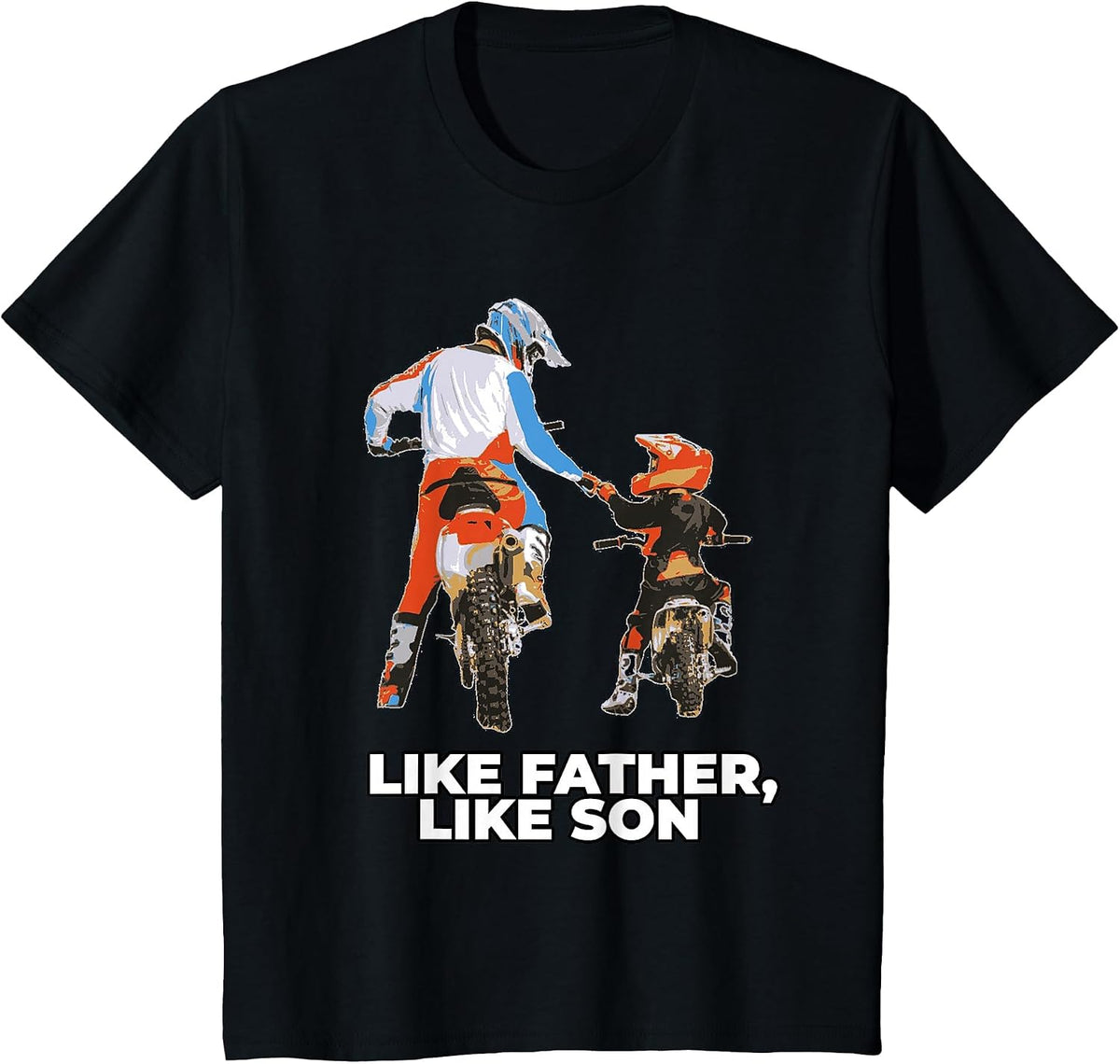 Moto Boss Braaap Dirt Bike Motocross Off-Roading T-Shirt - Black
