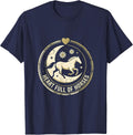 Heart Full of Horses Cowgirl Graphic Design T-Shirt - Navy Blue
