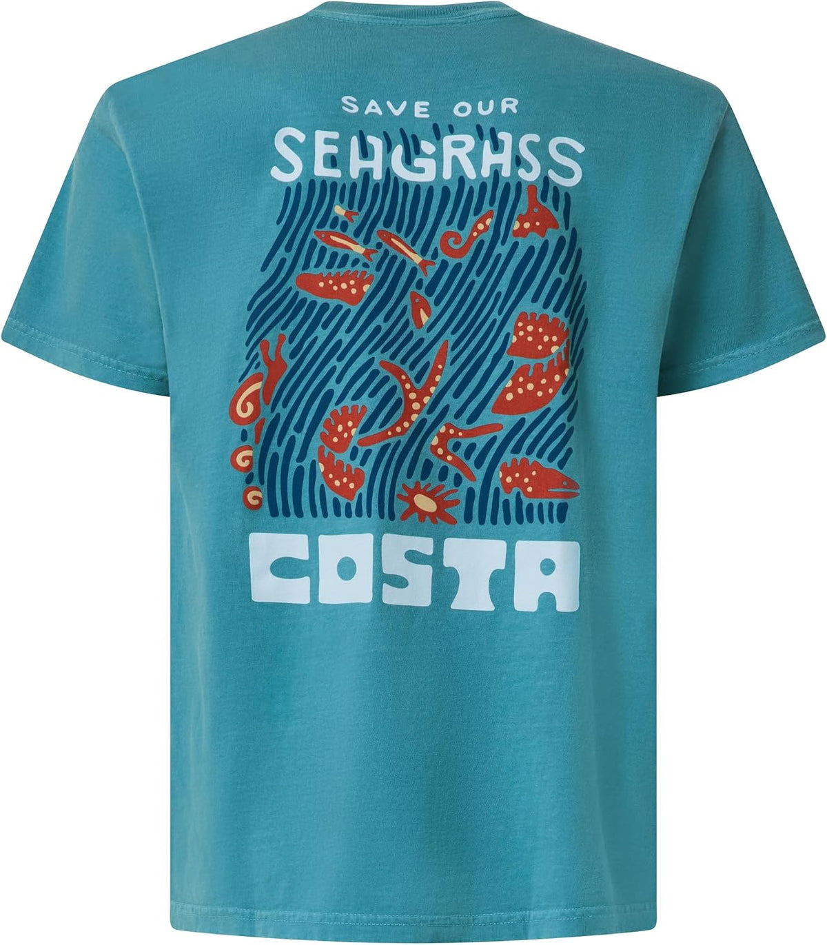 Costa Del Mar Men's Save Seagrass T-Shirt - Seafoam