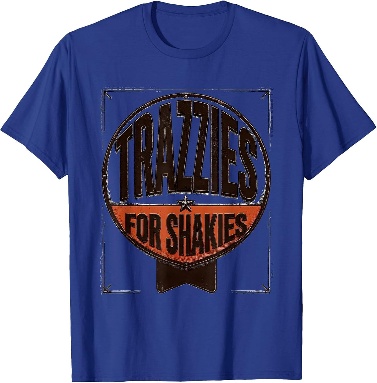 Men's Trazzies For Shakies Funny Vet Tech Veterinary Technician T-Shirt - Royal Blue