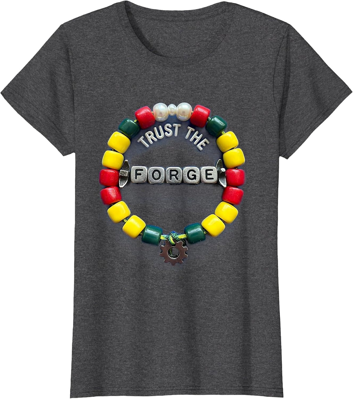 Women's Trust the Forge Valley Forge Automotive Design T-Shirt - Dark Heather Grey