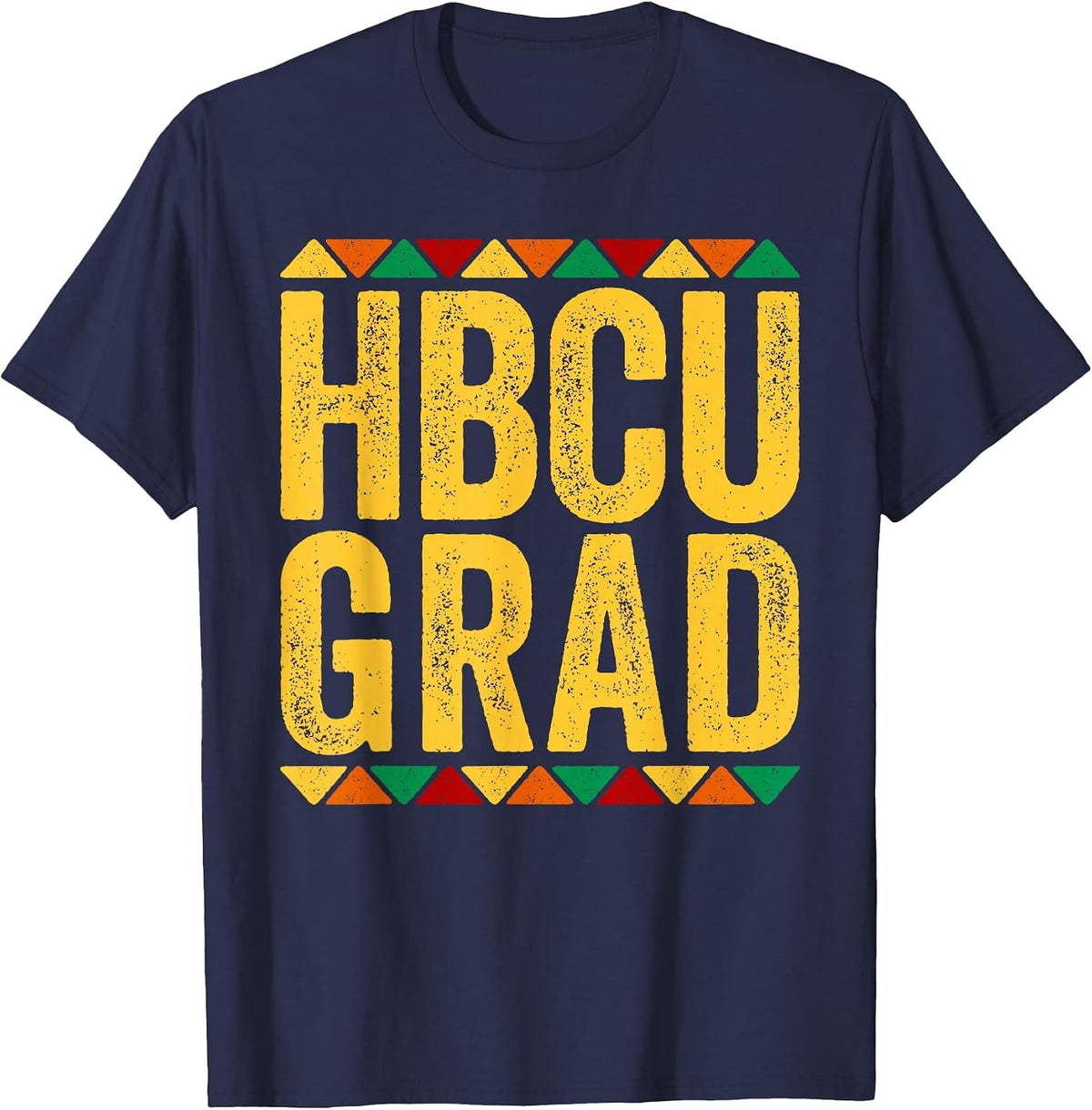 HBCU Grad Shirt Historical Black College Graduate Alumni T-Shirt - Navy Blue
