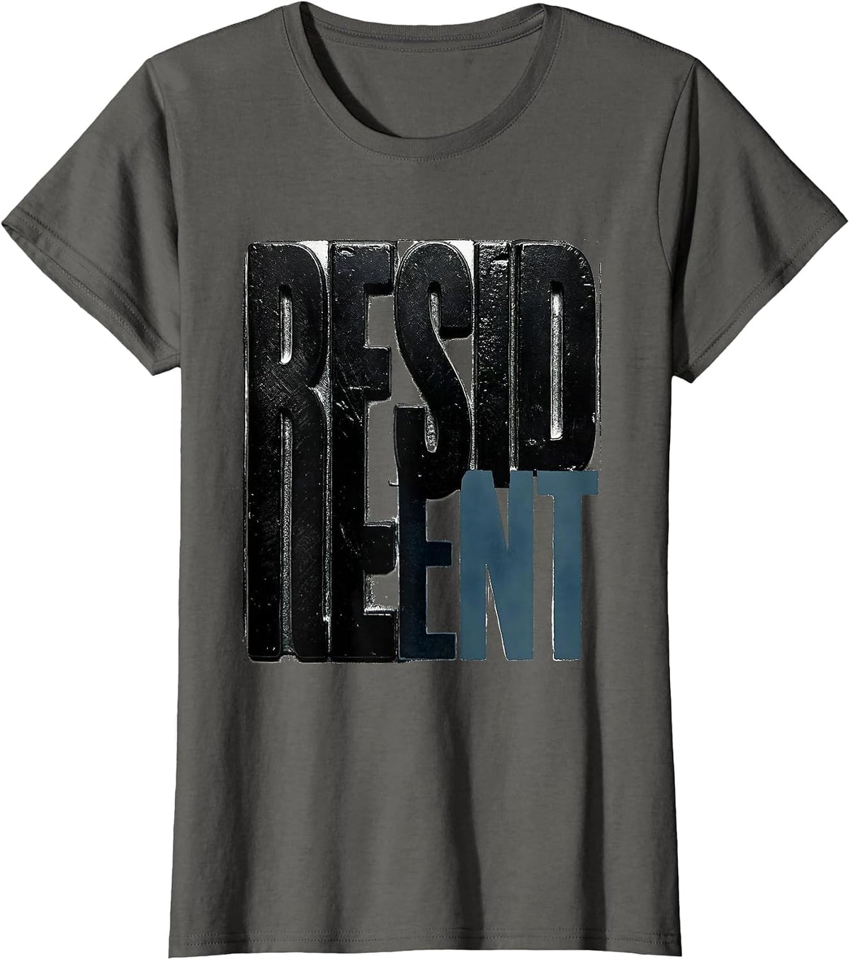 Women's Resident Funny Doctor Humor Medical PhD Student Graduation T-Shirt - Asphalt Grey