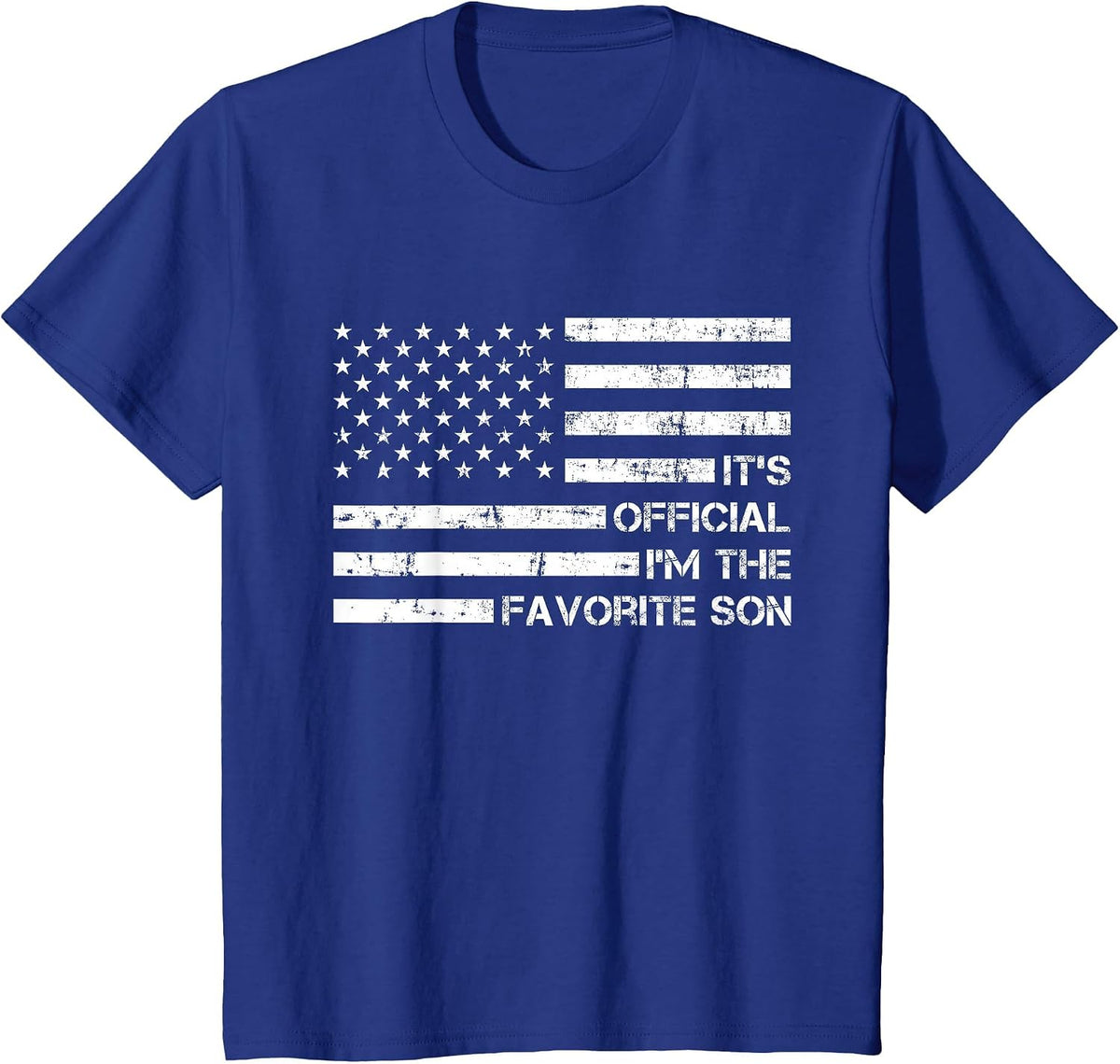 It's Official I'm The Favorite Son T-Shirt - Royal Blue