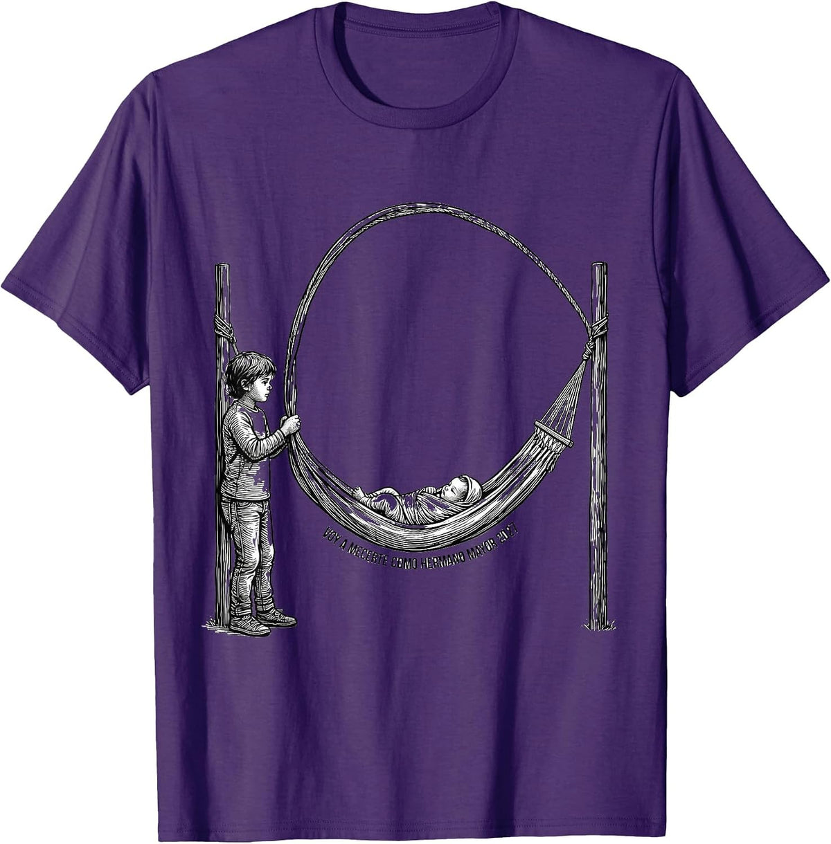 Voy A Mecerte Como Hermano Mayor 2027 Spanish Big Sibling T-Shirt - Purple