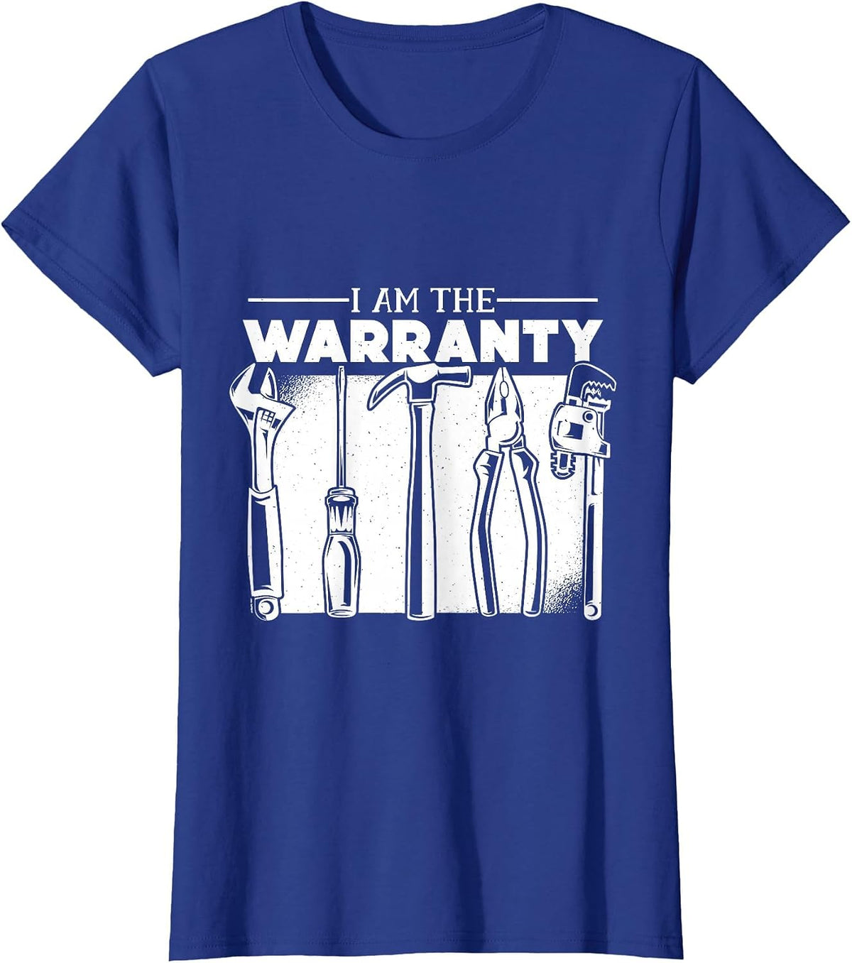 I Am The Warranty T-Shirt - Royal Blue