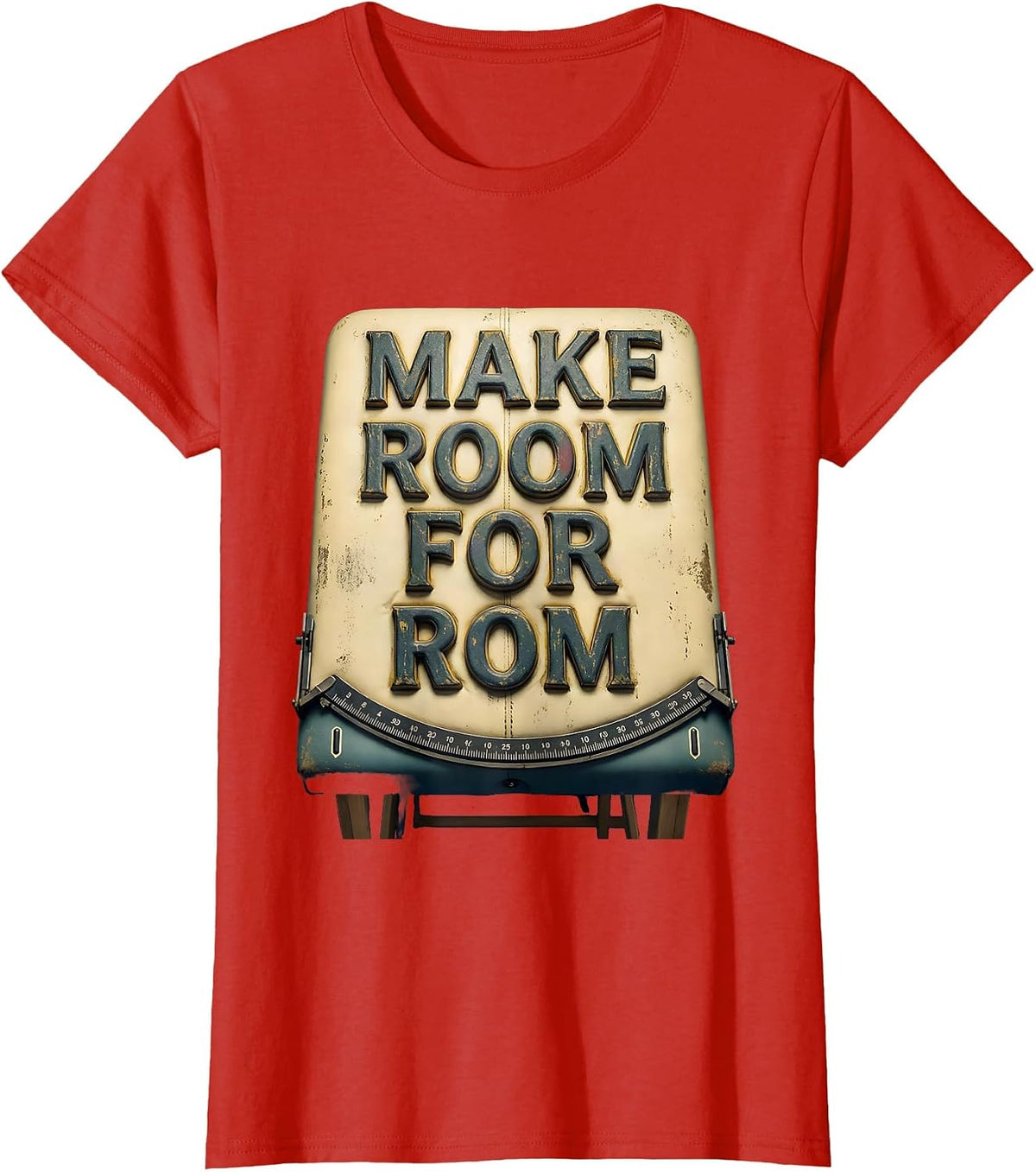 Make Room For ROM Vintage Physical Therapist OT PT Humor T-Shirt - Red