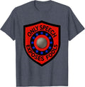 Only Speech Exposes Fools Sarcastic Political Humor T-Shirt - Heather Blue