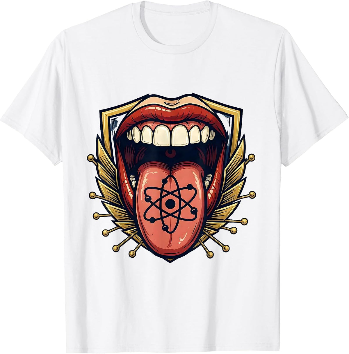 Men's Can I Lick It Periodic Table Chemistry Humor T-Shirt - White