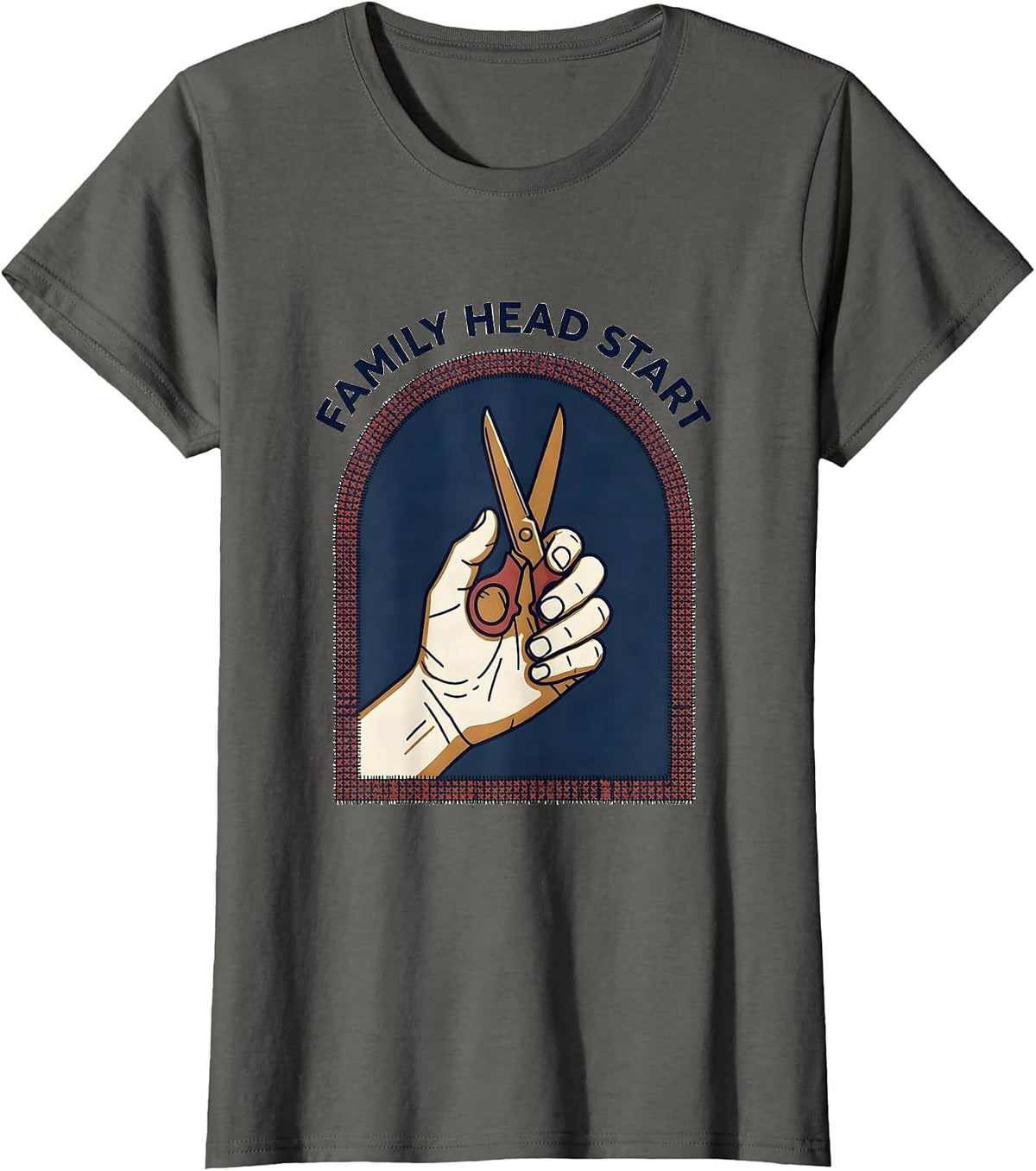 Women's Family Head Start Warm Preschool Teacher Early Childhood T-Shirt - Asphalt Grey