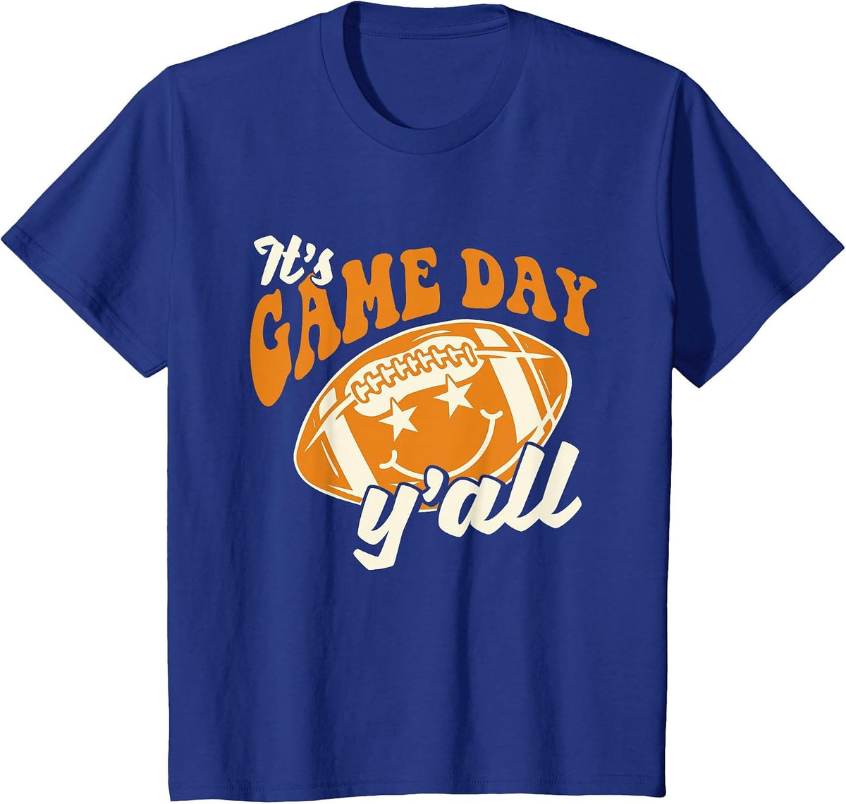 It's Game Day - American USA Football Player Game Sports T-Shirt - Royal Blue