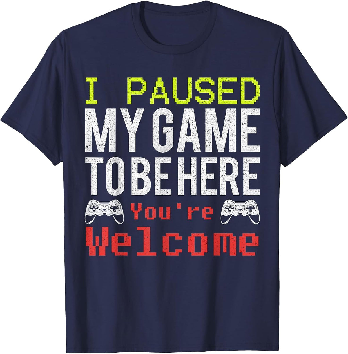 Video Game Shirt for Gamers T-Shirt - Navy Blue