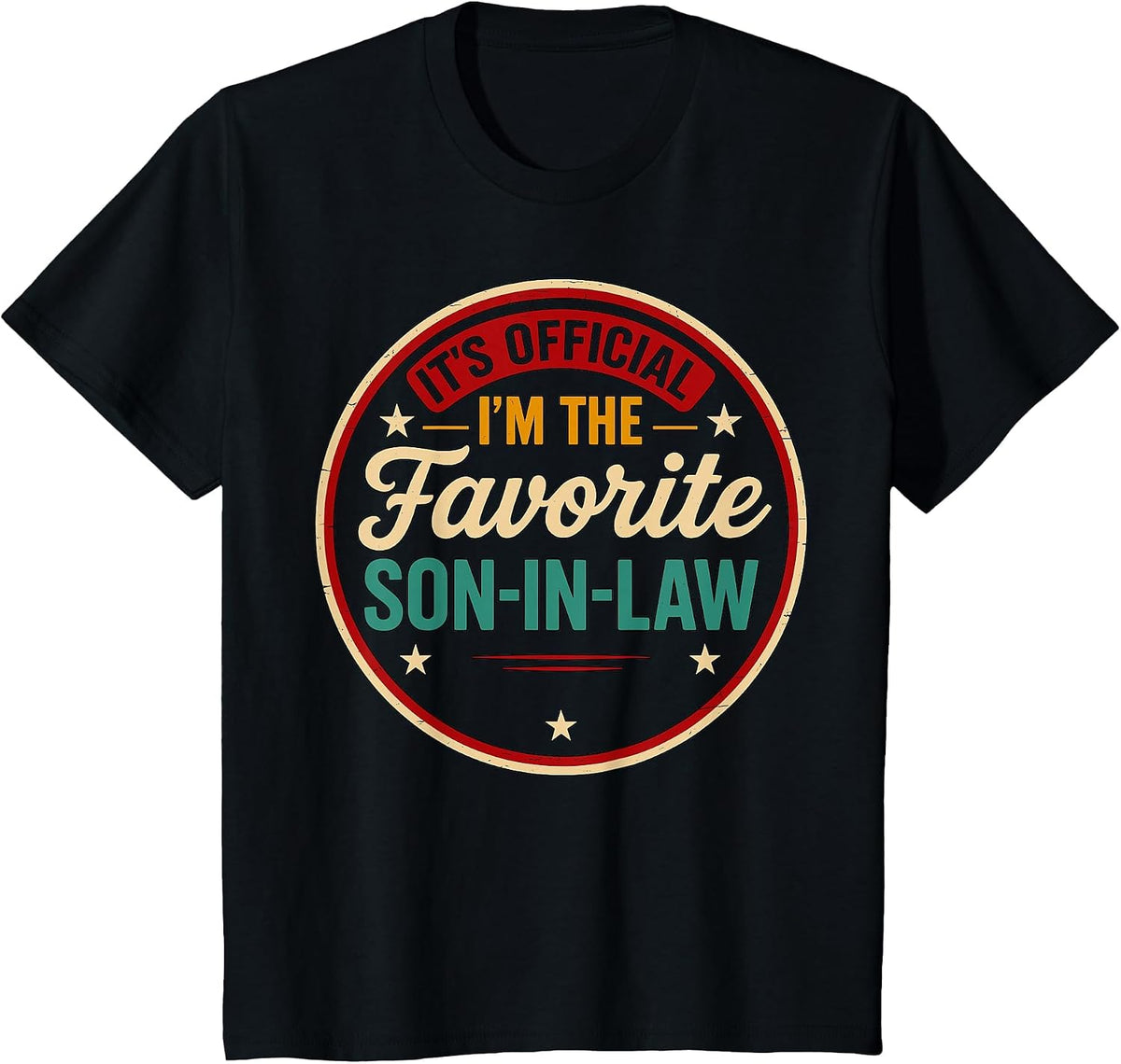 Official Son-in-Law T-Shirt - Black