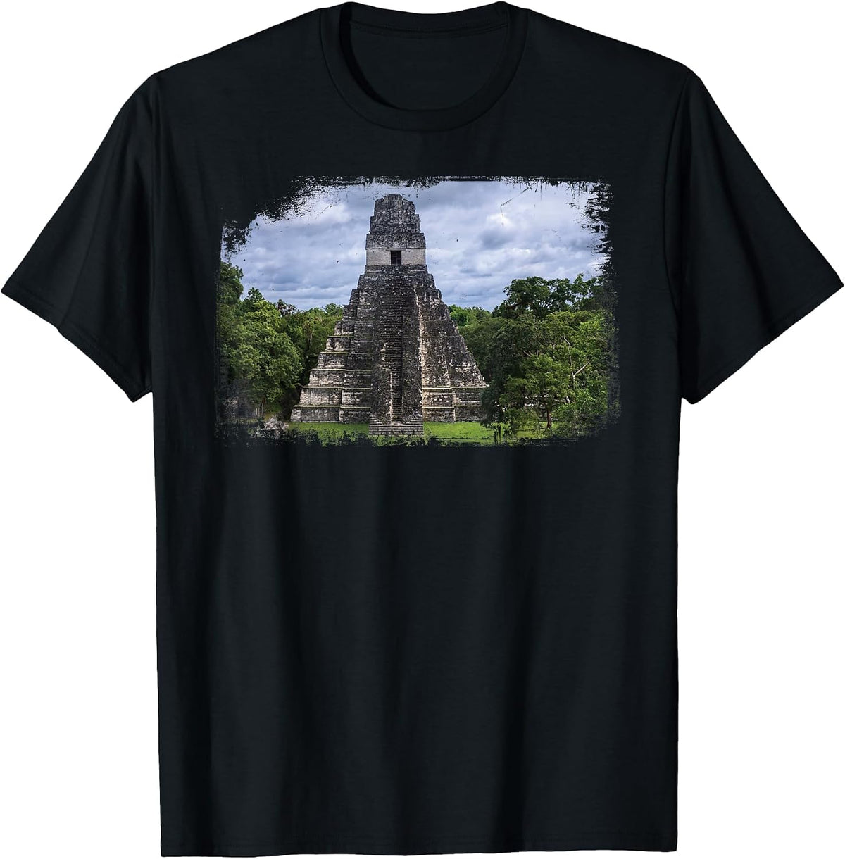 Guatemala Tikal Peten Quetzal Guate Maya Antigua Chapin T-Shirt - Black