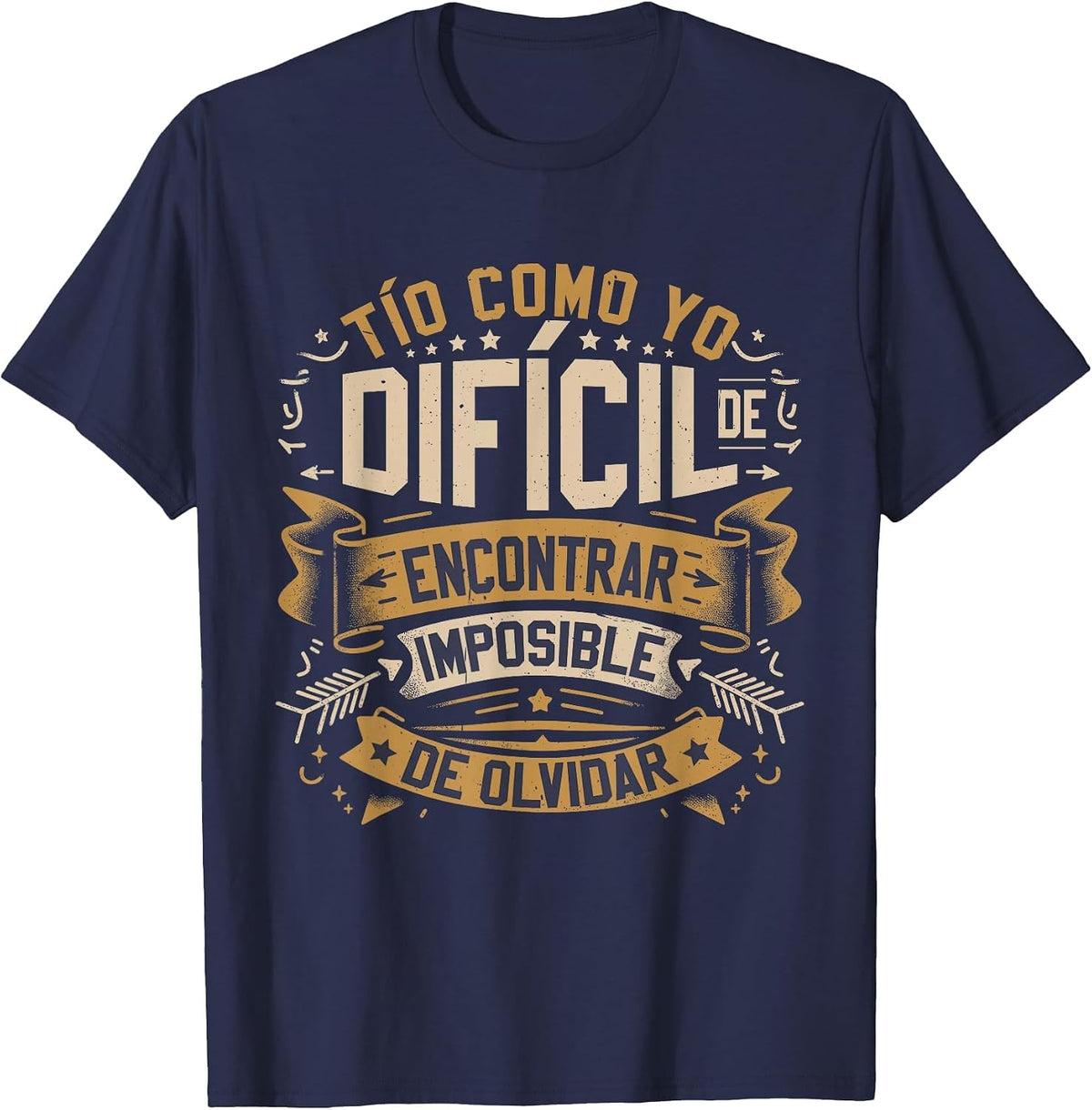 TIO Anuncio Embarazadas Tío Divertido T-Shirt - Navy Blue