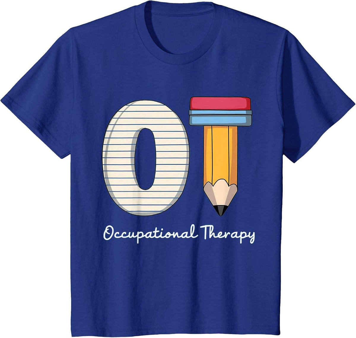 Occupational Therapist OT Physical Assistant COTA Kids T-Shirt - Royal Blue
