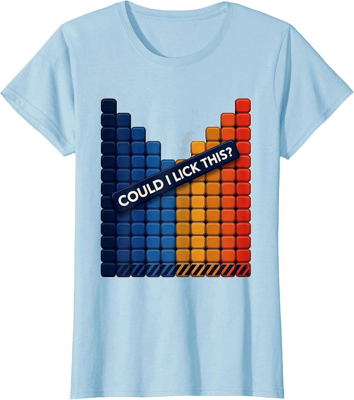 Could I Lick This Funny Periodic Table Chemistry Teacher T-Shirt - Baby Blue