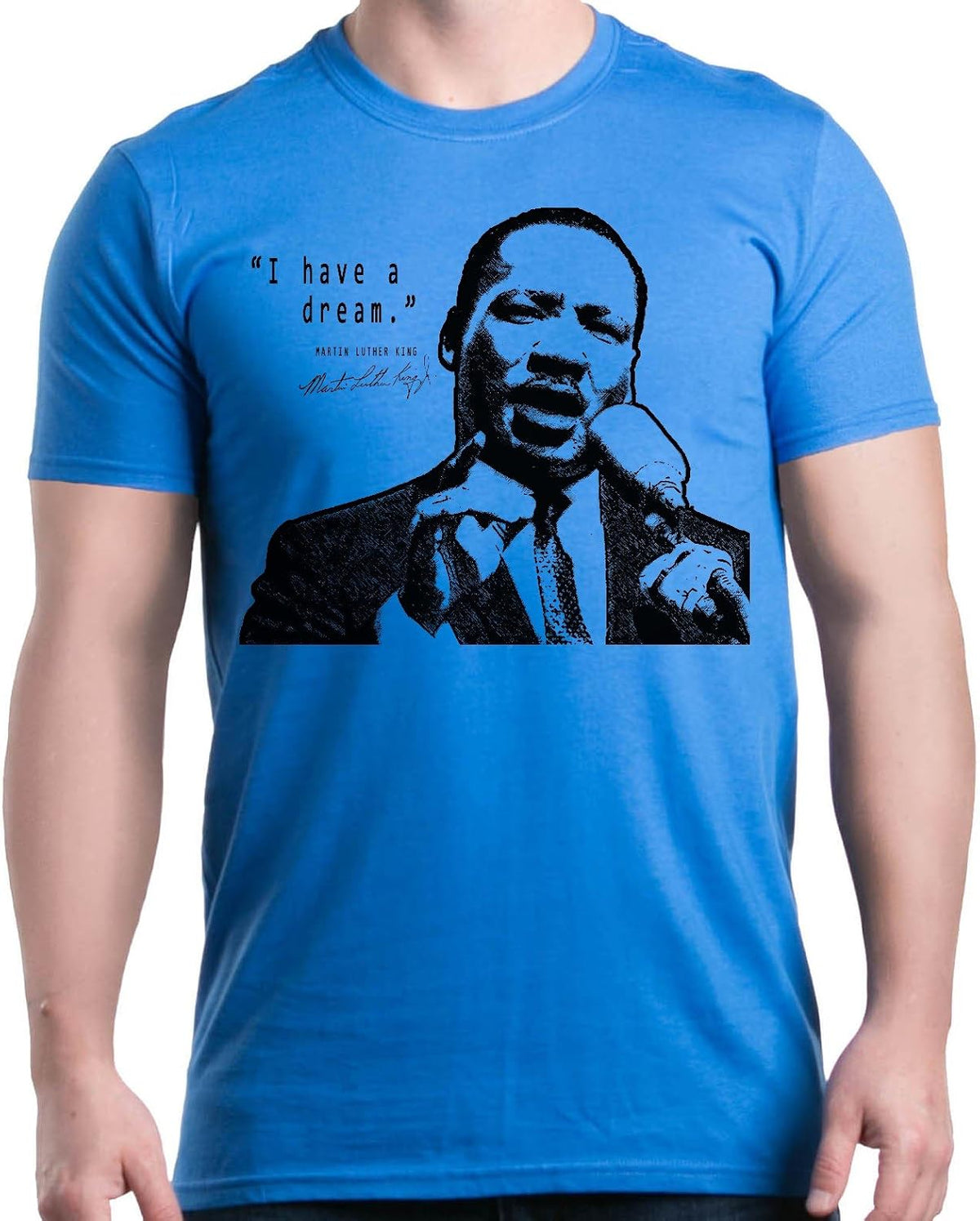 I Have A Dream Martin Luther King Jr T-Shirt - Royal Blue