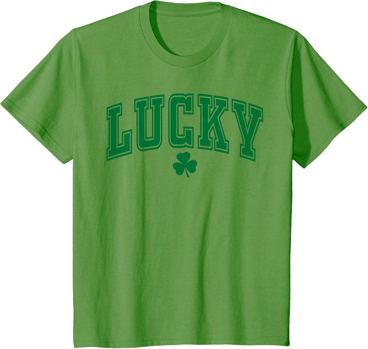 St Pattys Day Lucky Shamrock St. Patrick's Day Men Women T-Shirt - Grass Green