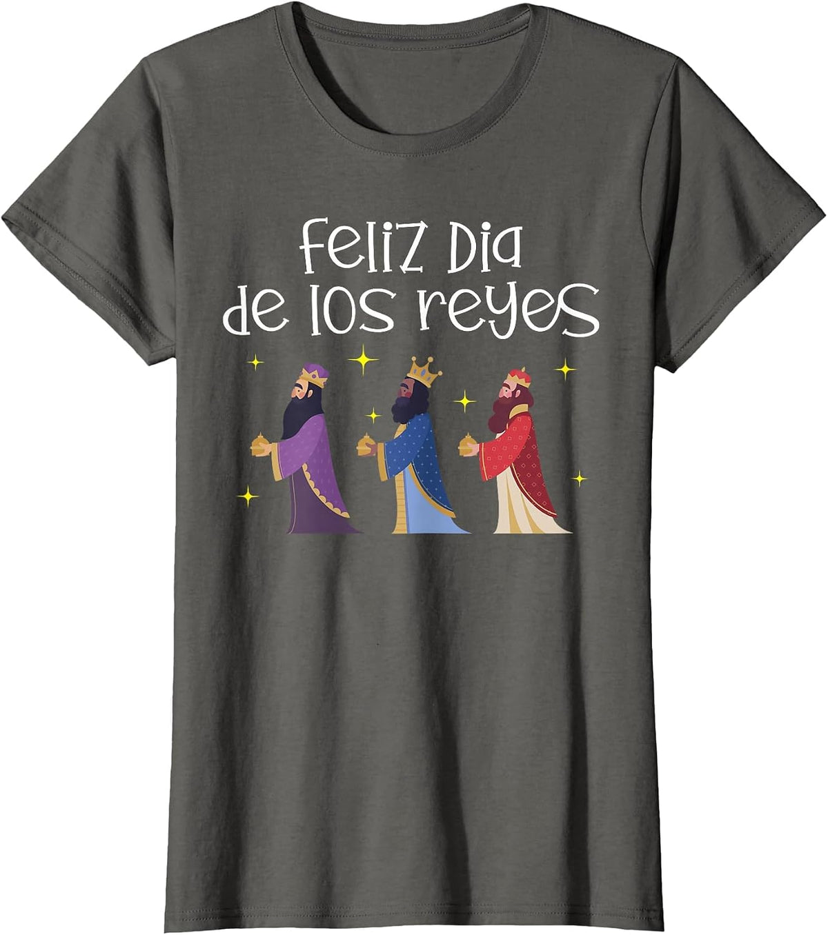Dia de Los Reyes Magos T-Shirt - Asphalt Grey
