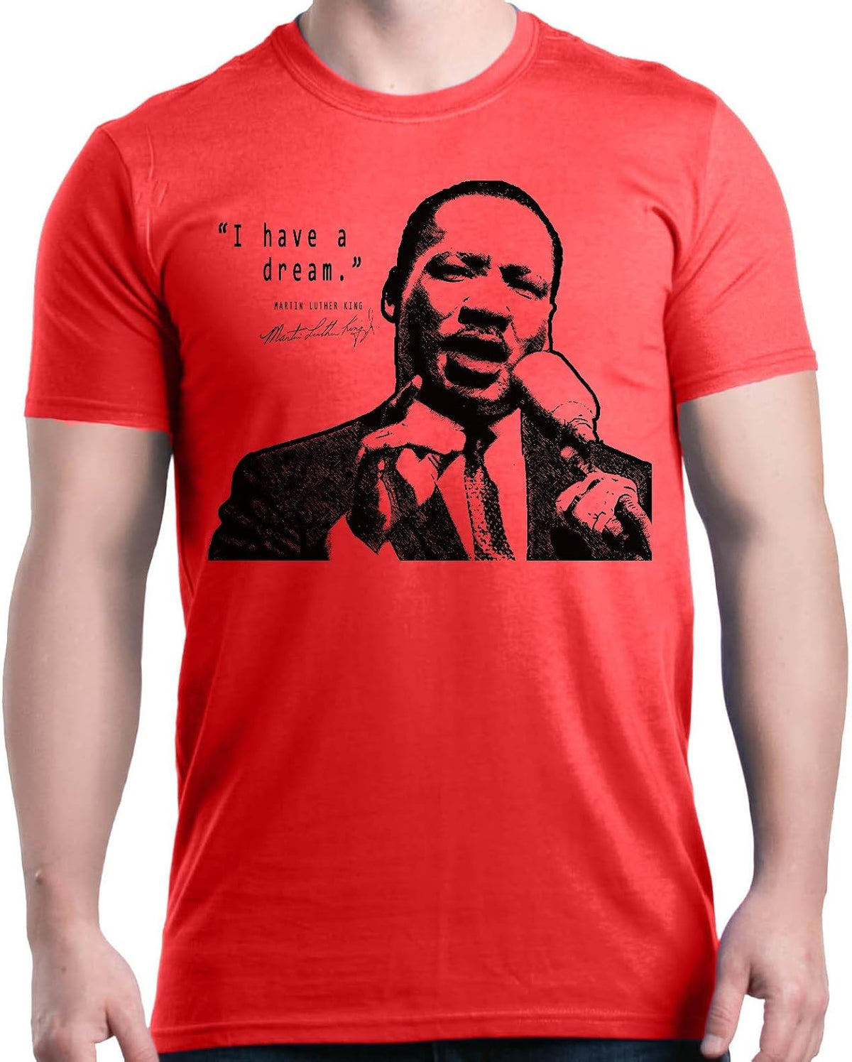 I Have A Dream Martin Luther King Jr T-Shirt - Red
