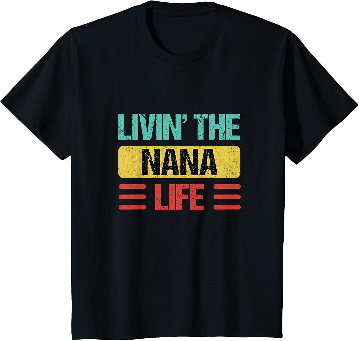 Nana Name T-Shirt - Black