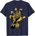 I Can't But I Know A Guy Golden Key Design T-Shirt - Navy Blue