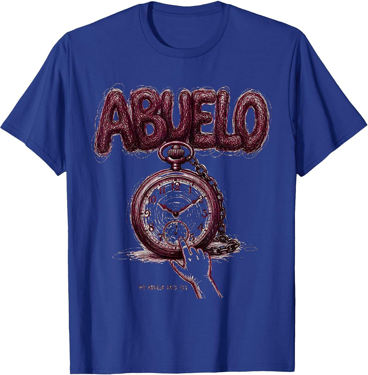 My Abuelo Says Yes Funny Grandparent Day Gift T-Shirt - Royal Blue