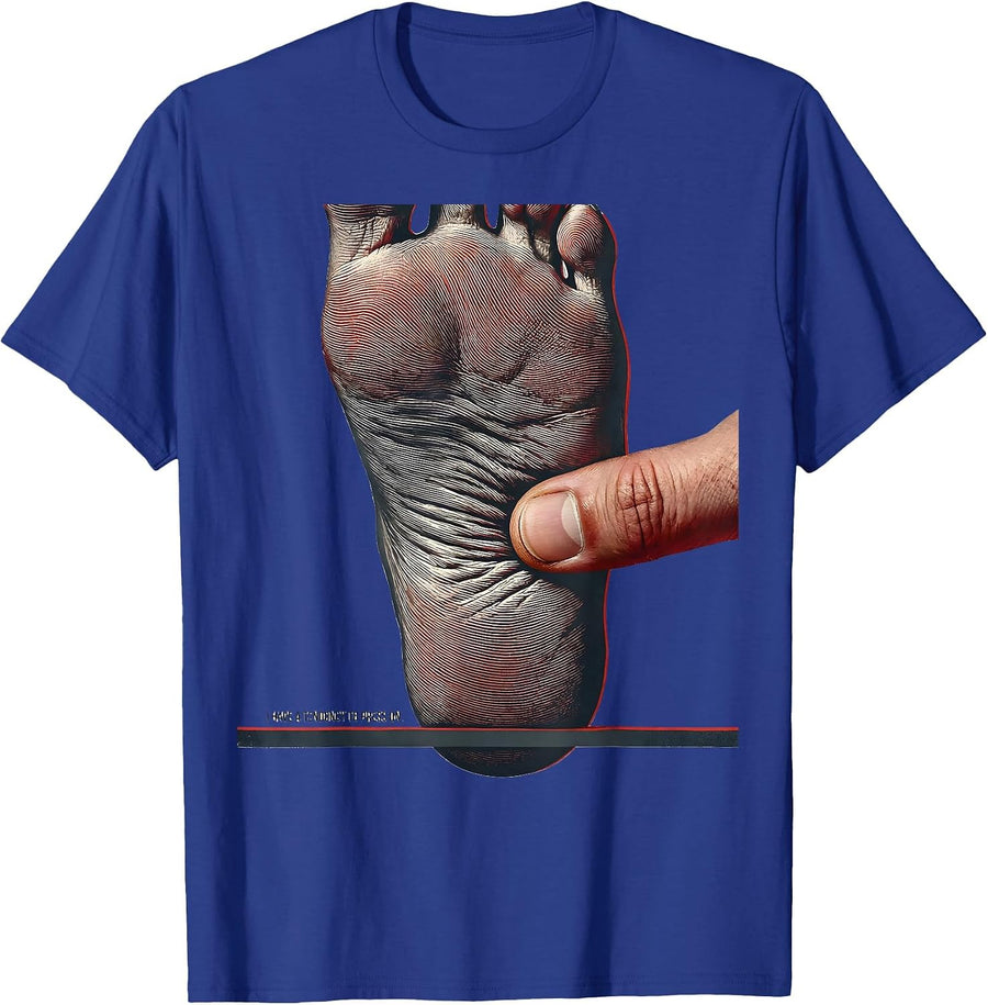 I Have A Tendoncy To Press On Funny Physical Therapist Gift T-Shirt - Royal Blue