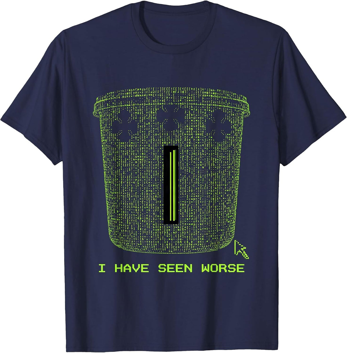 Men's I Have Seen Worse Funny Nurse Humor Appreciation Gift T-Shirt - Navy Blue