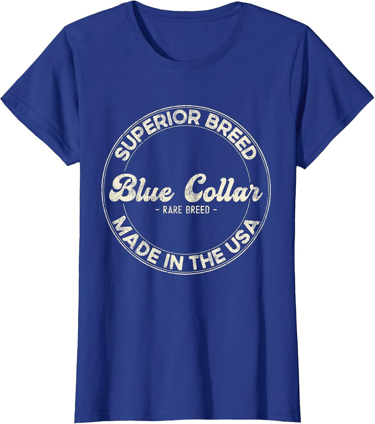 Superior Breed Blue Collar Rare Breed American Blue Collar T-Shirt - Royal Blue