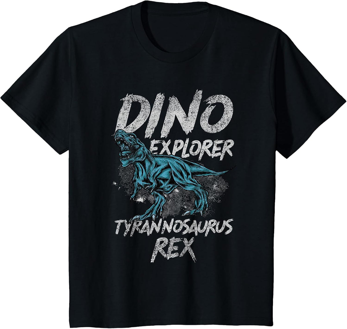 Dino Explorer Tyrannosaurus Rex Dinosaur Design Geologist T-Shirt - Black