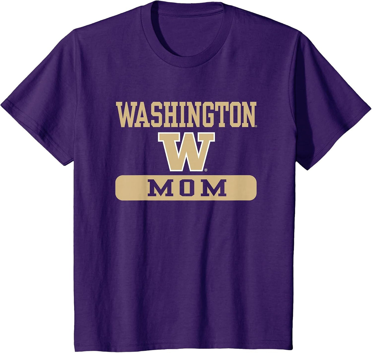Washington Huskies Mom Officially Licensed T-Shirt - Purple