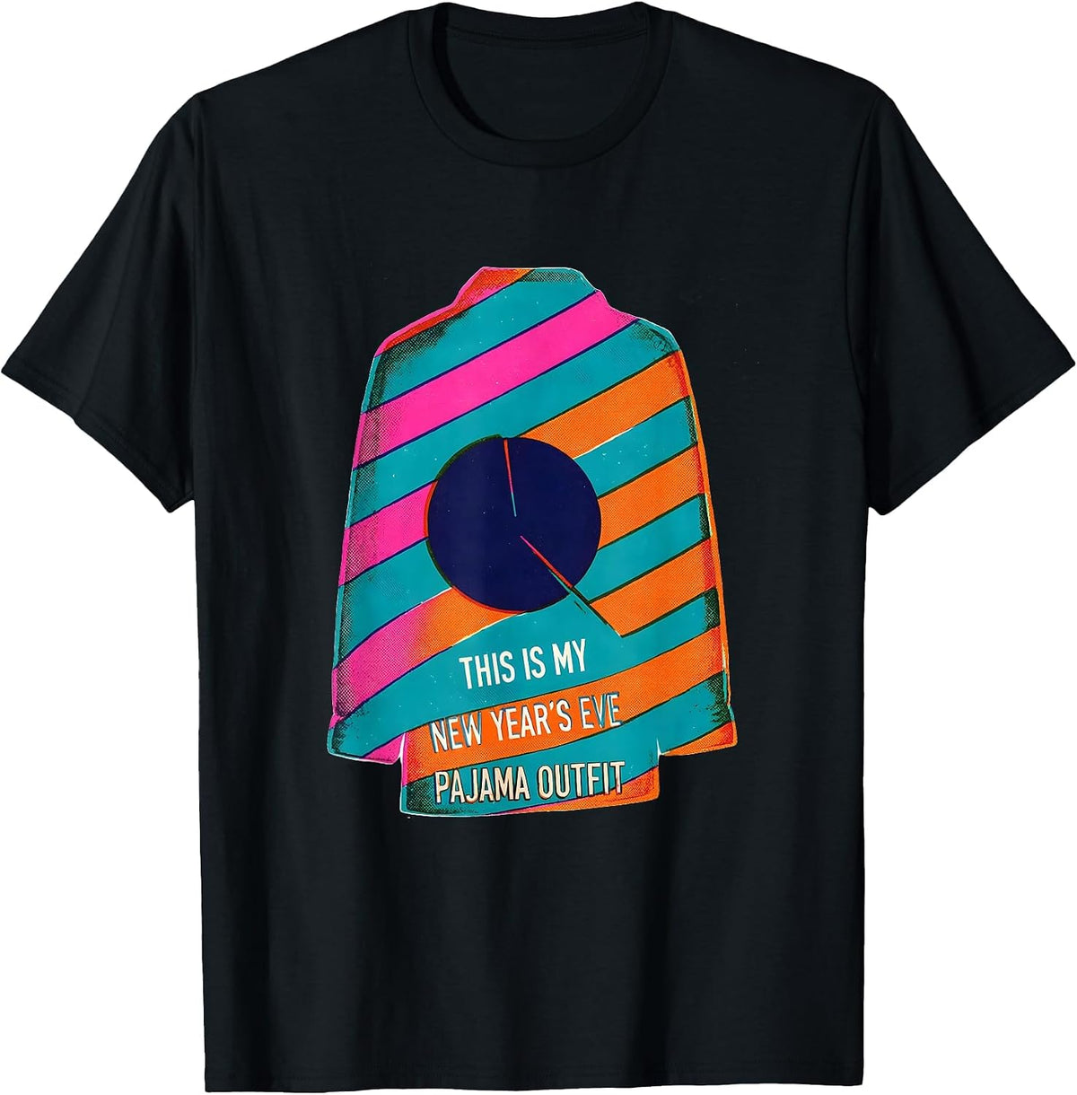 Men's This Is My New Year's Eve Pajama Outfit Family T-Shirt - Black