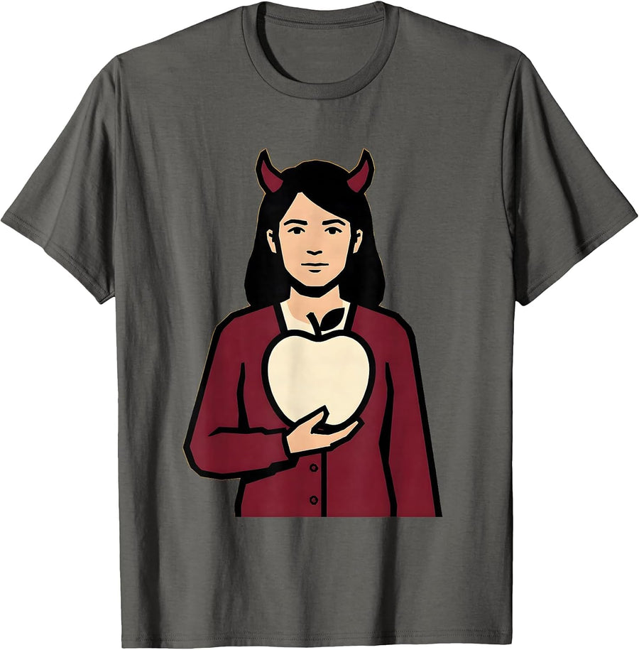 Elementary Teacher Halloween Costume Funny School Party T-Shirt - Asphalt Grey
