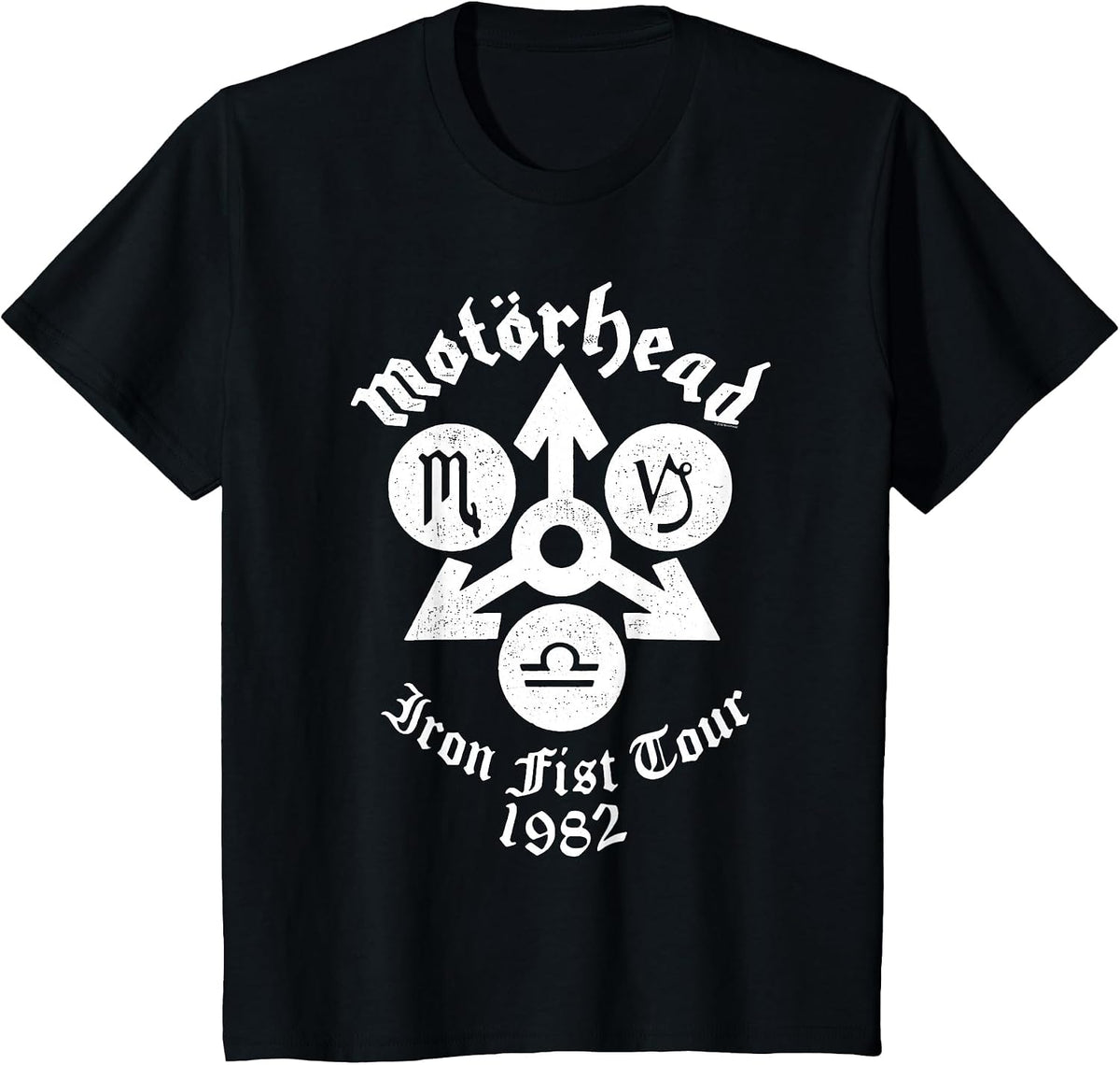 Motörhead Iron Fist Tour 82 T-Shirt - Black