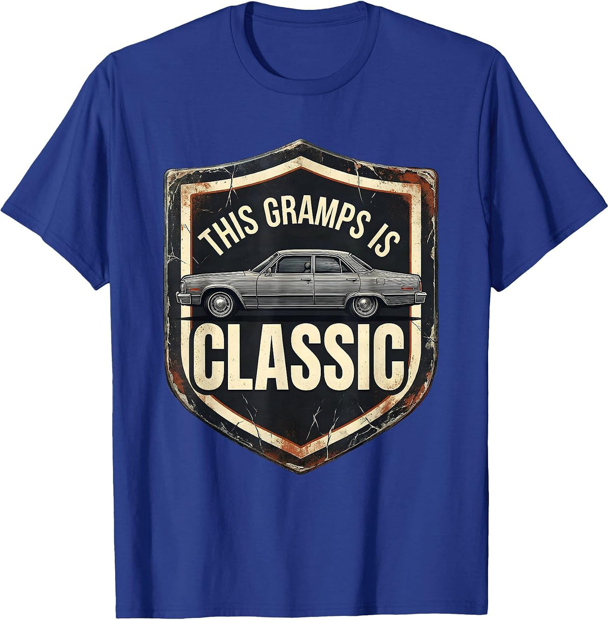 This Gramps Is Classic Funny Grandpa Classic Car Enthusiast T-Shirt - Royal Blue