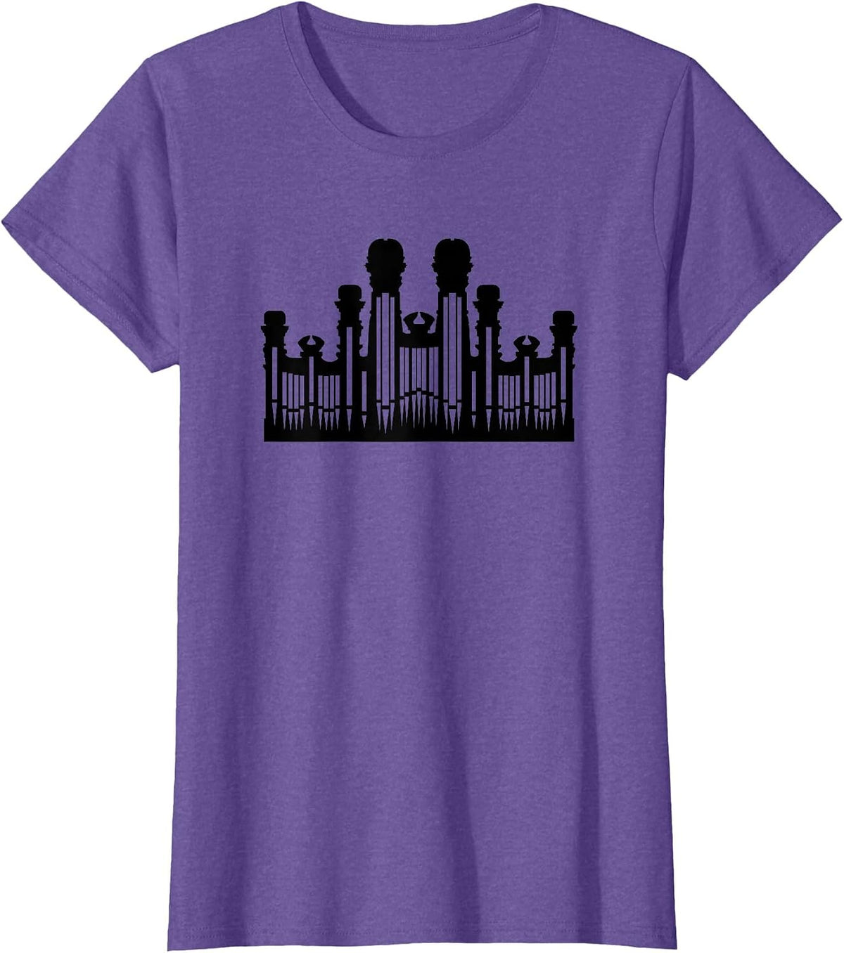LDS Mormon Hymnal Tabernacle Organ Costume Hymns T-Shirt - Purple Heather
