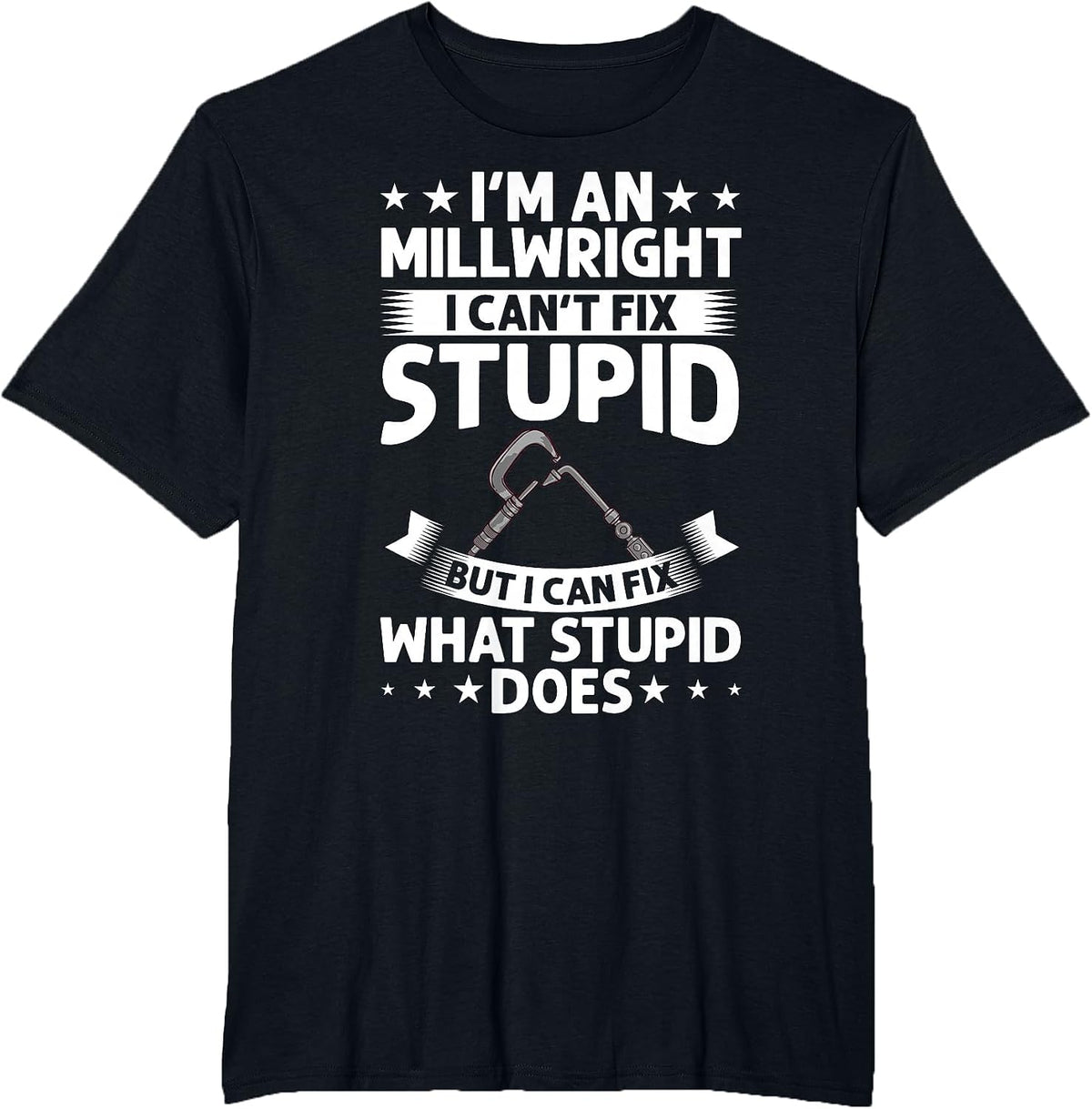 Millwright Training Industrial Mechanic Welding Tools T-Shirt - Black