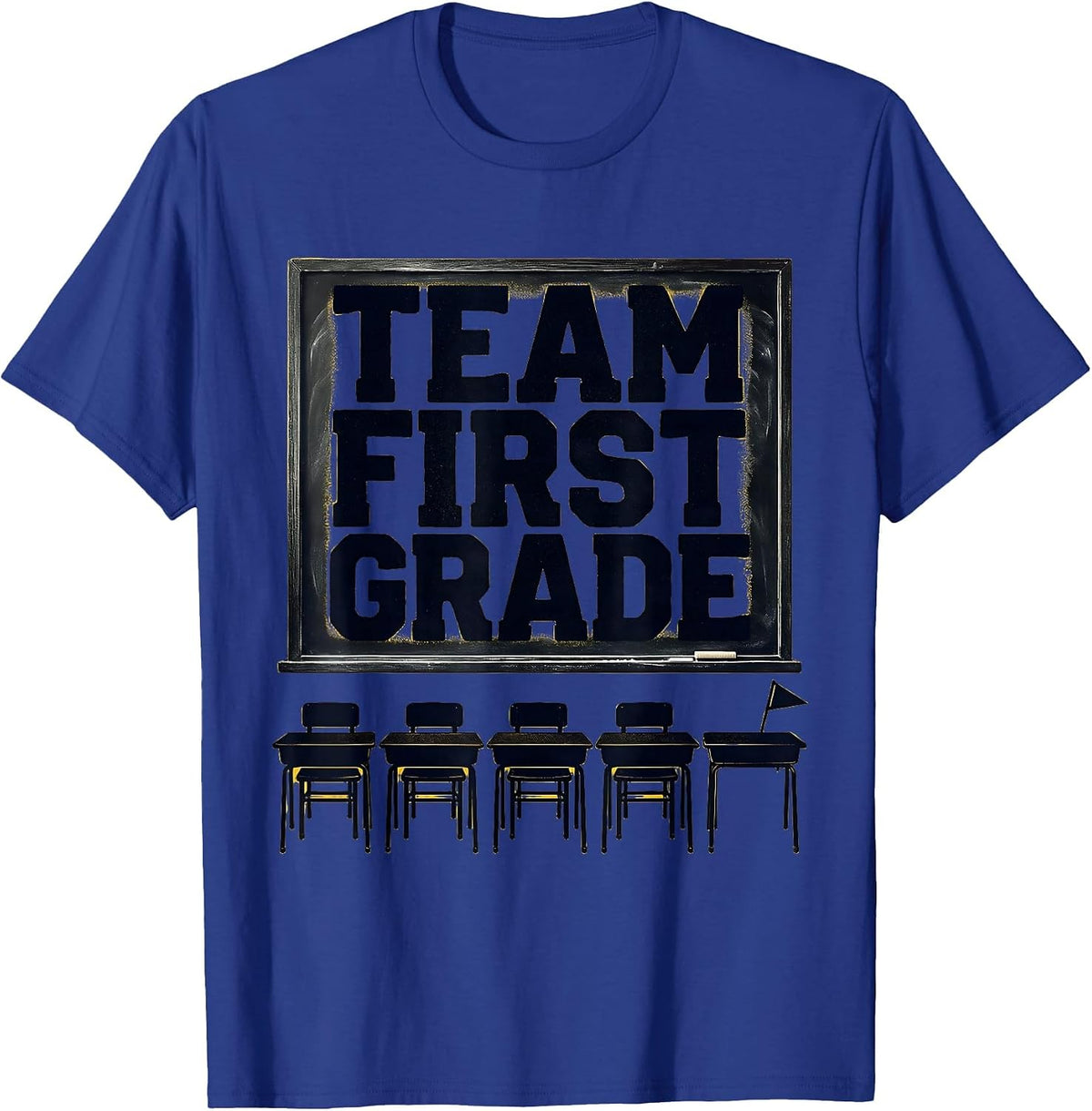 Team First Grade Funny Back To School First Day Of School T-Shirt - Royal Blue