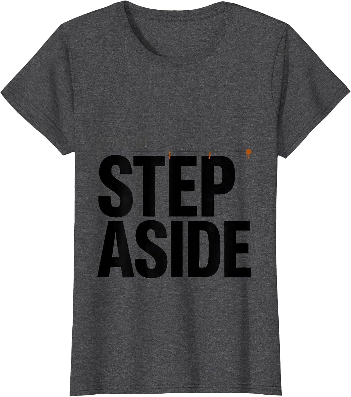 Women's Send It Or Step Aside Funny Rock Climber Bouldering Humor T-Shirt - Dark Heather Grey