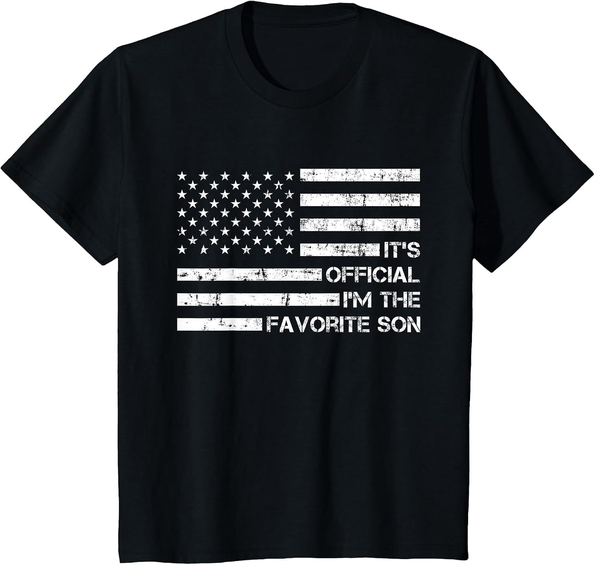It's Official I'm The Favorite Son T-Shirt - Black