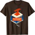 Men's Do You Even Lift, Dude? Funny Skiing Snowboarding Humor T-Shirt - Brown