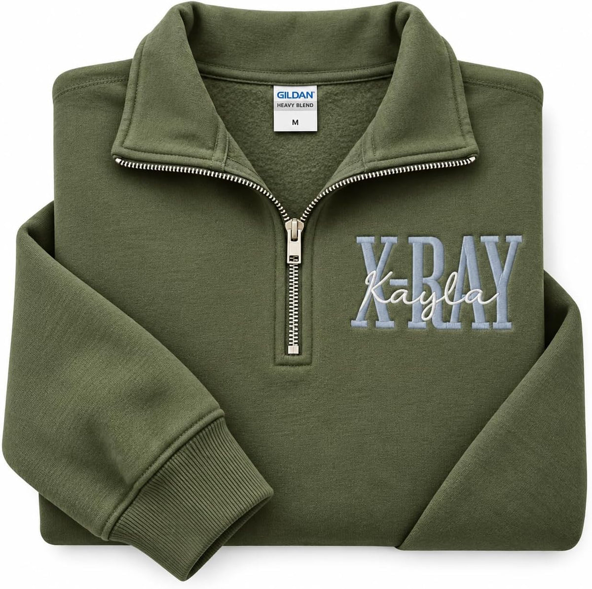 Custom Radiology Technologist Embroidered Quarter Zip Sweatshirt, X-Ray Tech Graduation Gifts, Radiology Department Gifts -