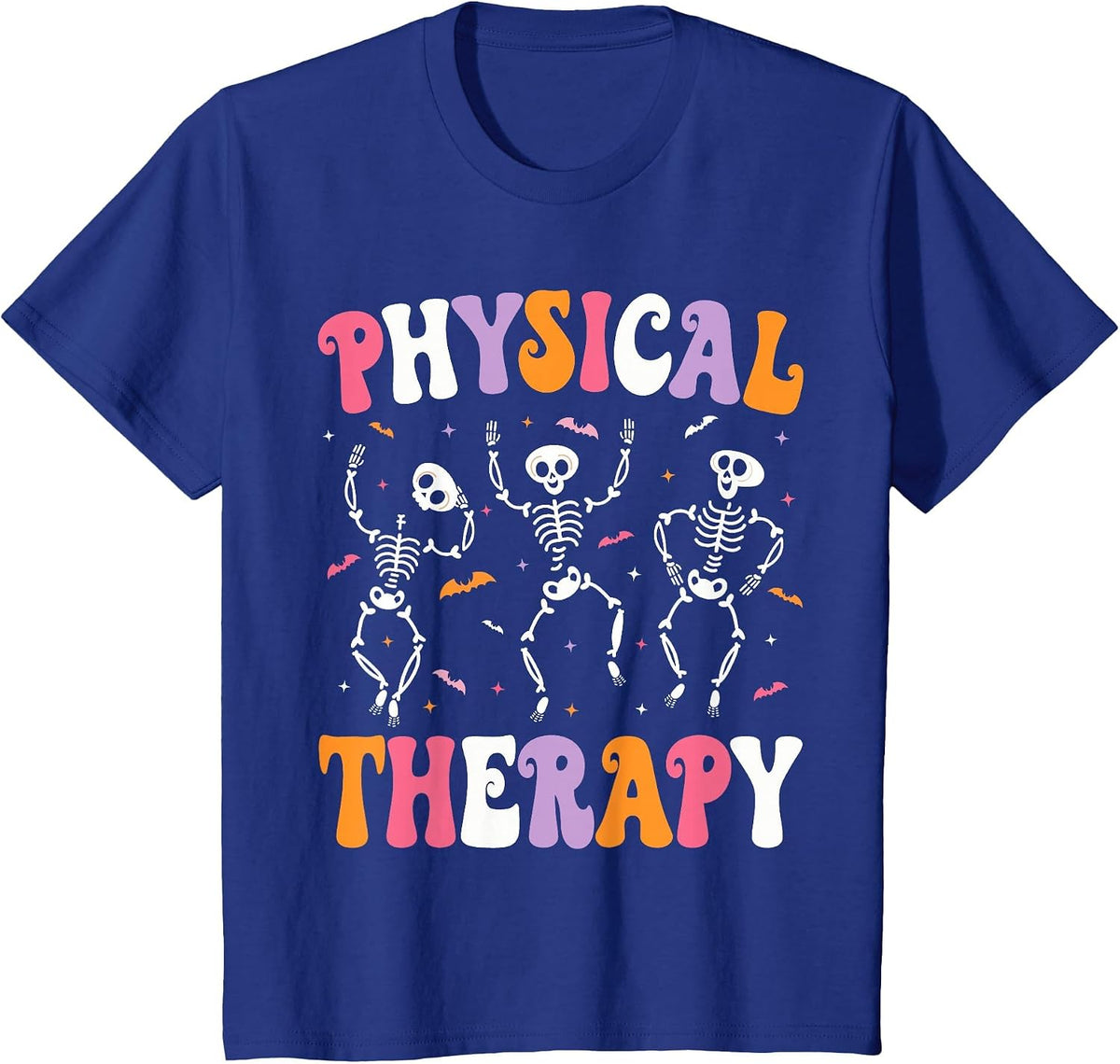Physical Therapy Halloween Physical Therapist Halloween PT T-Shirt - Royal Blue