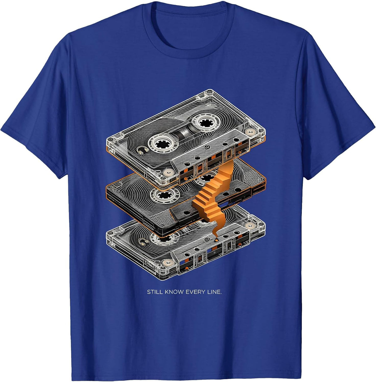 Still Know Every Line 90s R&B Music Fan Nostalgia T-Shirt - Royal Blue