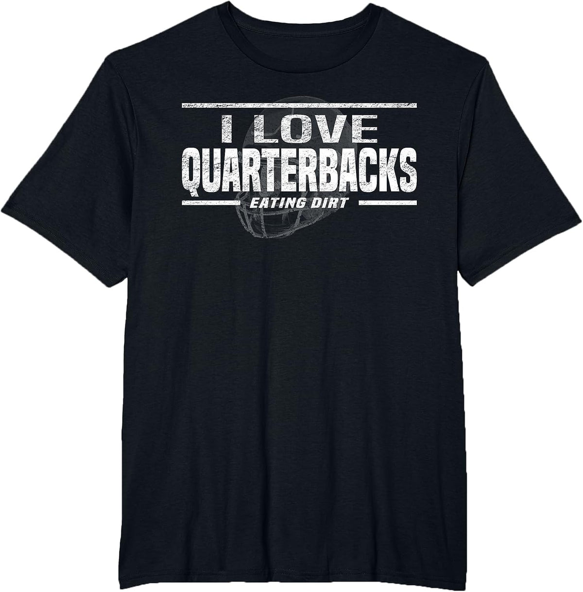 Defensive End, Funny Football T-Shirt - Black