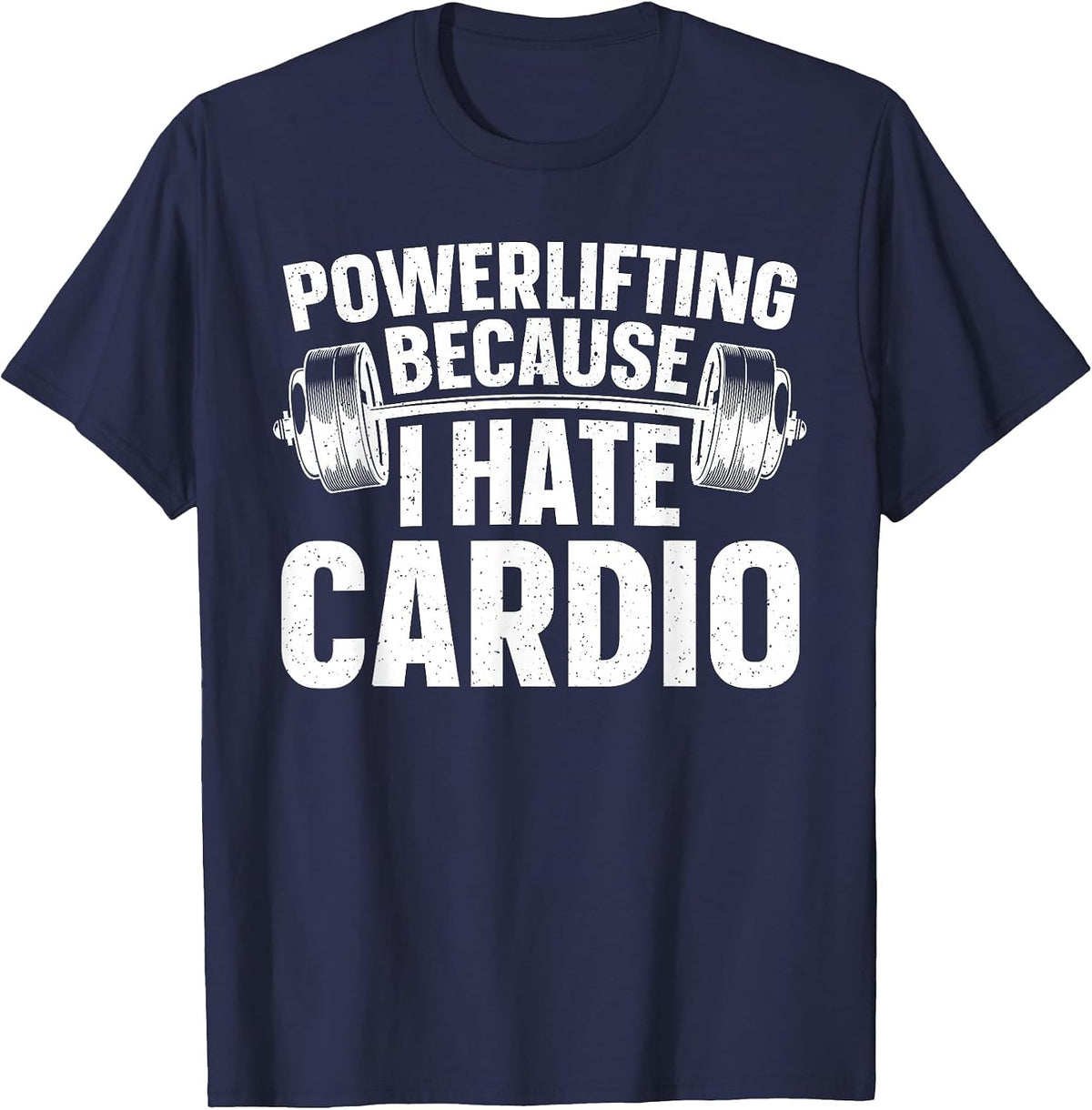 Powerlifting Design for Men Women Powerlifter Power Lifting T-Shirt - Navy Blue